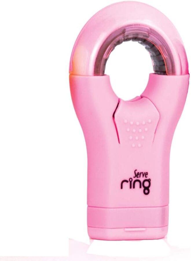 Serve SV-Ring1SP Ring 2 in 1 Eraser and Sharpener - Pink